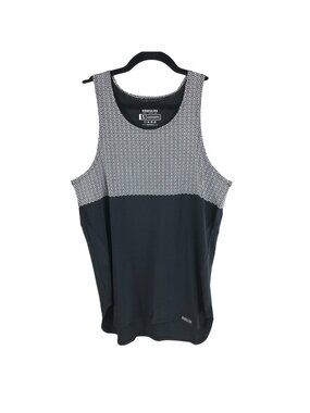 RawGear Bradley Martyn Mens Rawgear Drifit Tank Top Geometric Black White Size S